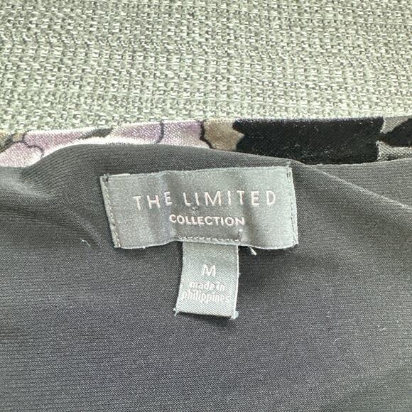 The Limited Collection Top Medium Velvet Burnout Floral Lined Whimsigoth Witchy - Picture 3 of 11